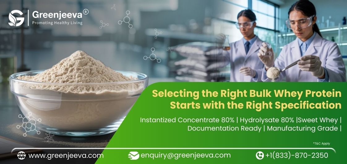 How to Select the Right Bulk Whey Protein Powder for Functional Beverage Manufacturing
